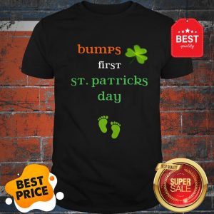 Baby’s First St Patricks Day Pregnancy Announcement Tee Shirt
