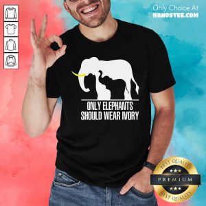 Top Only Elephants Should Wear Ivory Shirt
