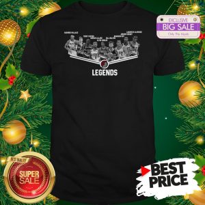 Official Top Portland Trail Blazers Legends Player All Signature Shirt