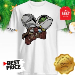 The Mandalorian Baby Yoda Kids Funny Bounty Bros Shirt