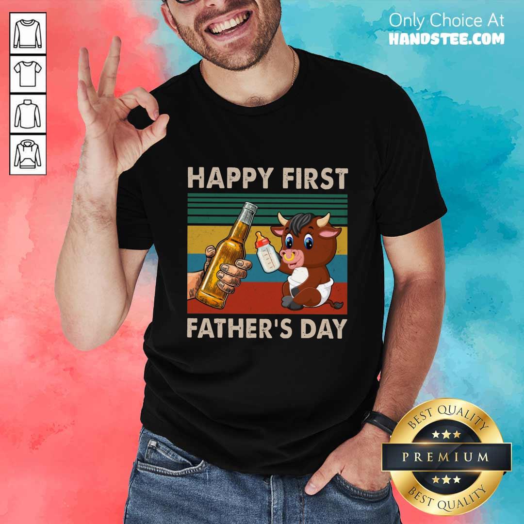 Happy First Father's Day Buffalo Shirt