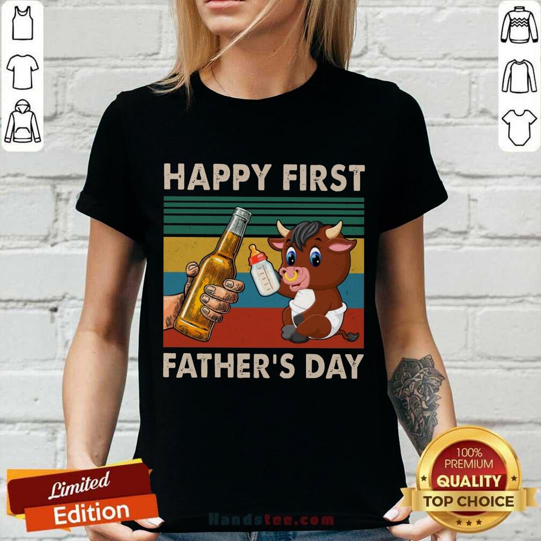 Happy First Father's Day Buffalo Shirt