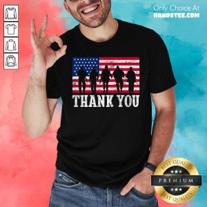 Veteran Thank You American Flag 4th Of July Shirt