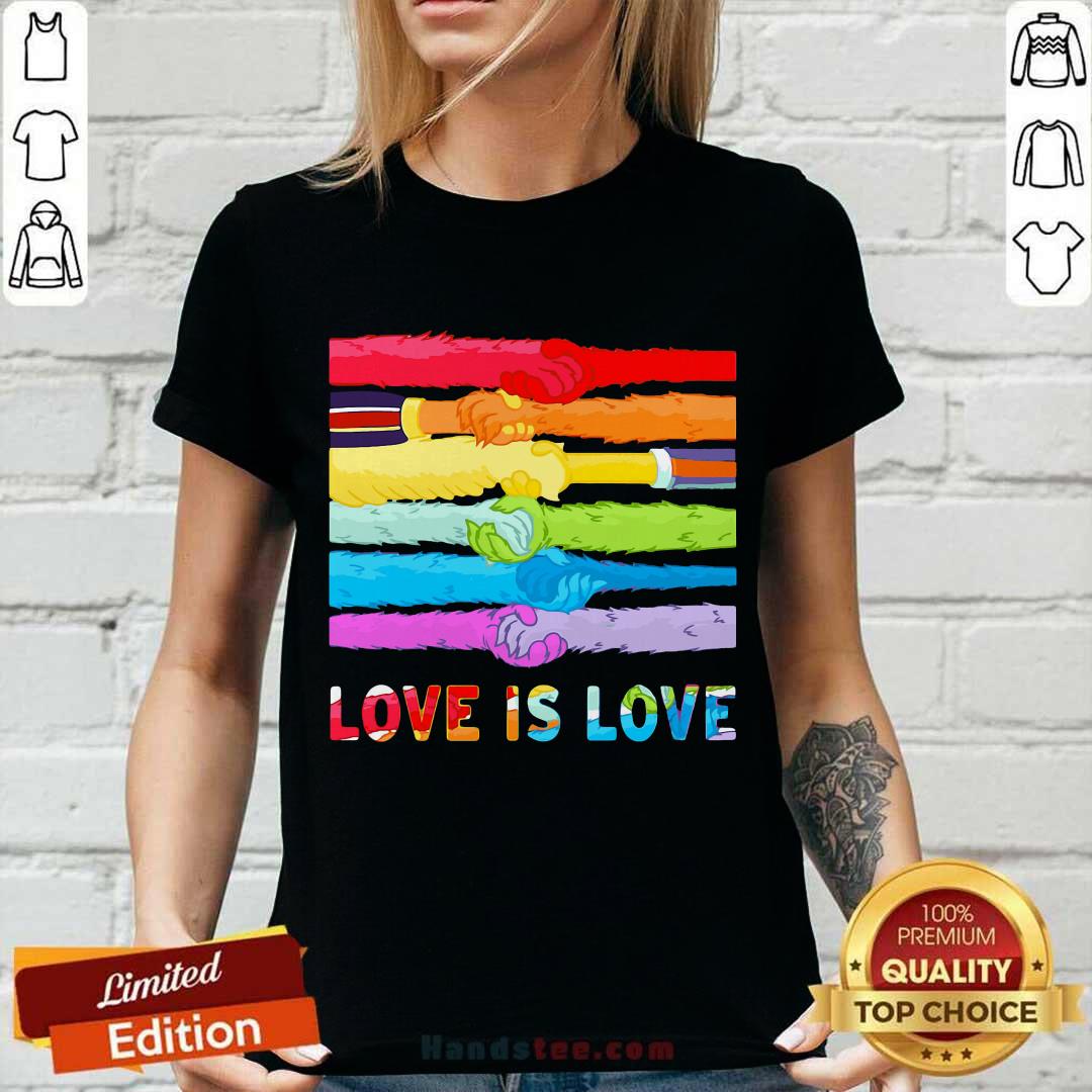 LGBT Love Is Love Hold Hand Shirt