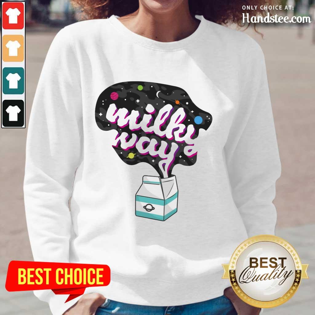 Positive Galaxy Milky Way Milk Bottle Shirt