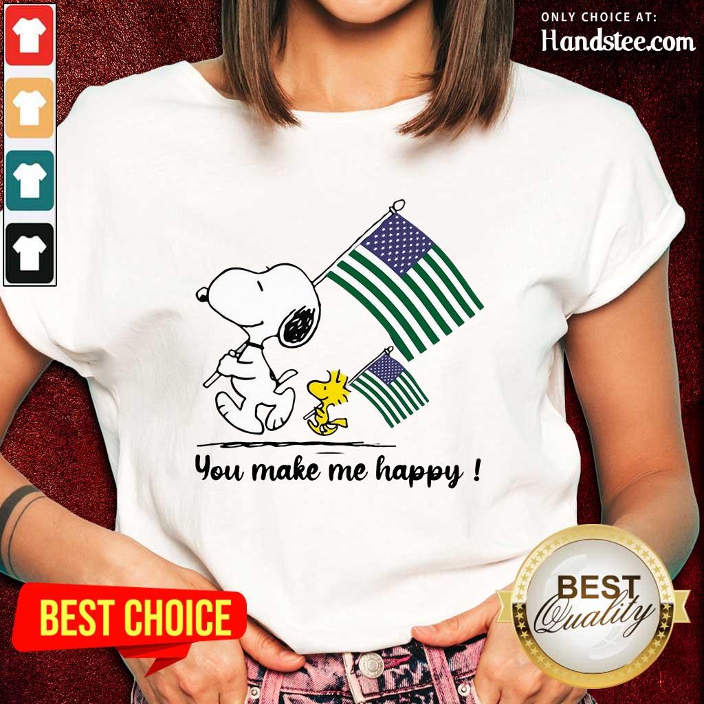 Snoopy You Make Me Happy Shirt