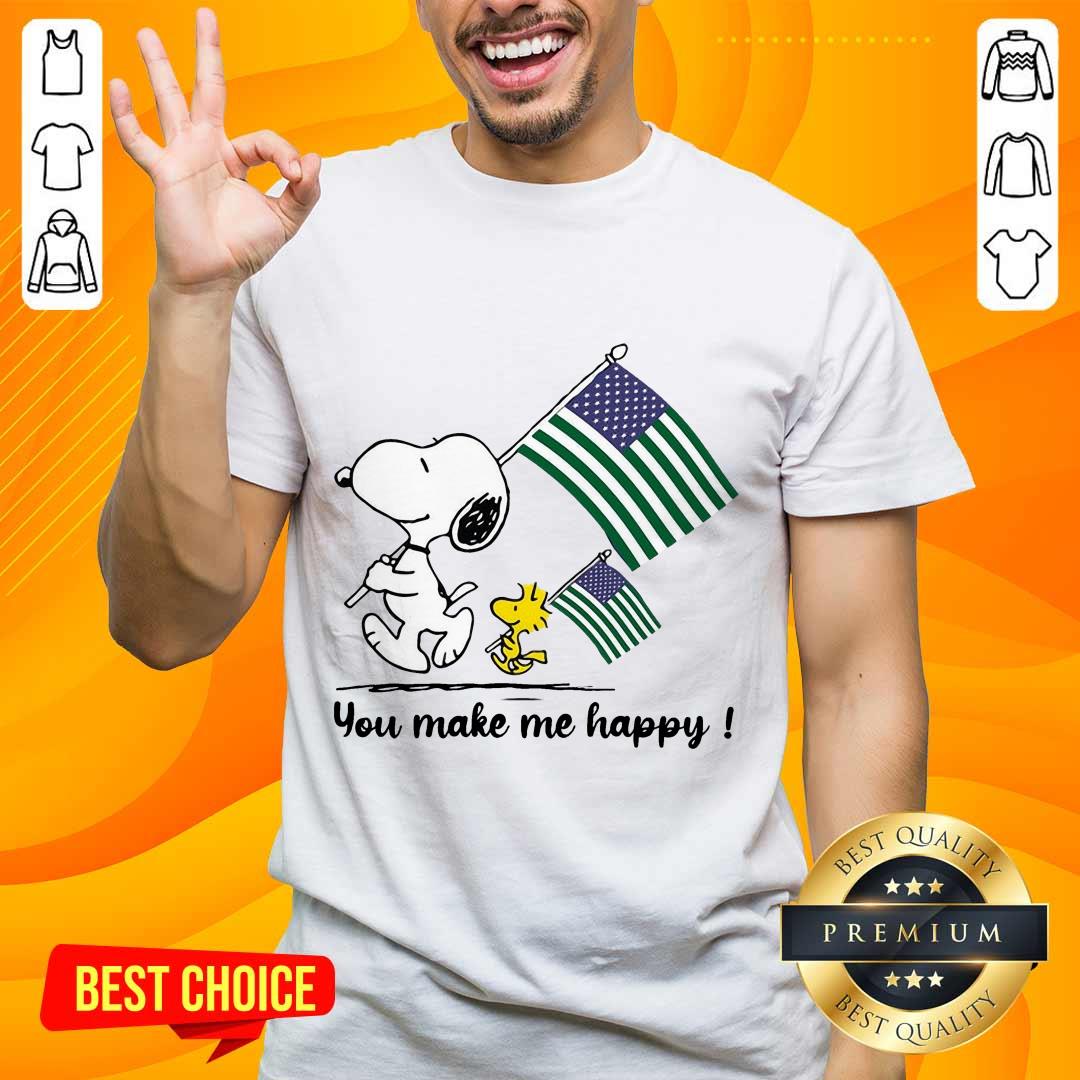 Snoopy You Make Me Happy Shirt