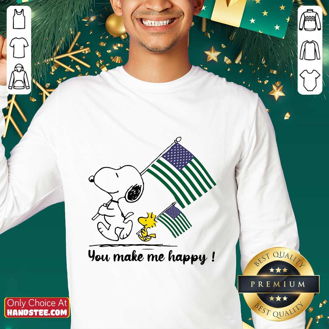 Snoopy You Make Me Happy Shirt