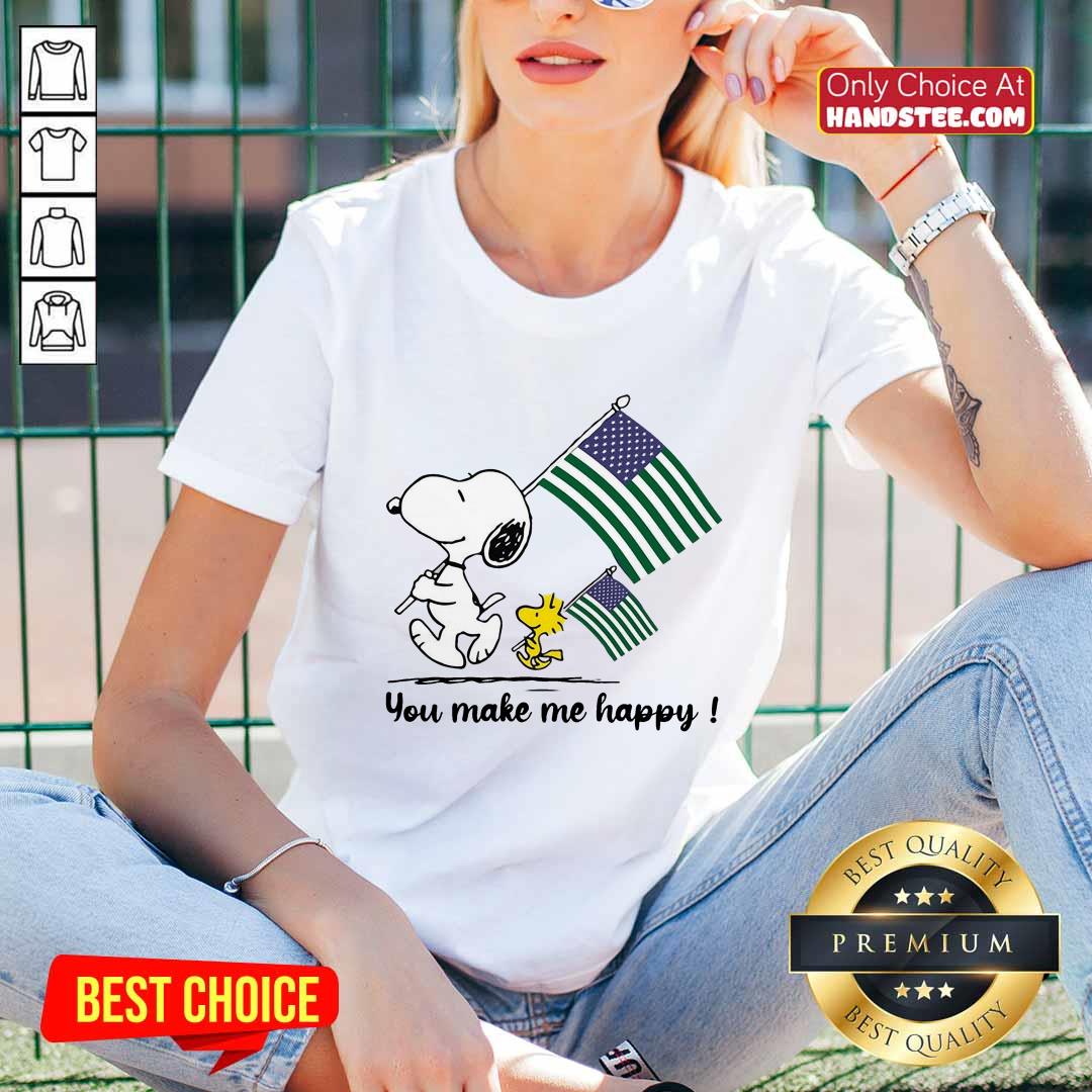 Snoopy You Make Me Happy Shirt