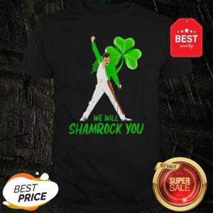 Official Freddie Mercury We Will Shamrock You Shirt
