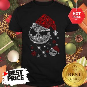 Diamond Santa Claus Skull Christmas Funny Shirt
