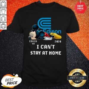 Cute Con Edison Mickey Mouse Covid 19 2020 I Can’t Stay At Home Shirt