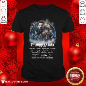 Premium The Expanse 5th Anniversary 2015 2020 Thank You For The Memories Signatures Shirt
