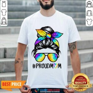 Top Hippie Dye Mom Proudmom Great 5 Shirt