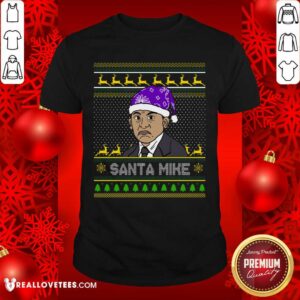 Love Michael Scott Santa Mike Ugly Christmas Shirt