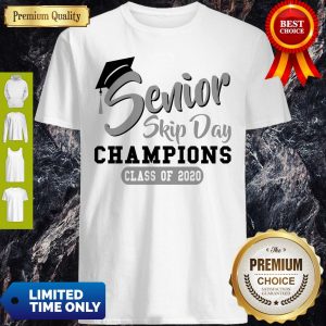 Top Senior Skip Day Champions Class Of 2020 Gray Shirt