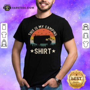 Top This Is My Camping Vintage Shirt