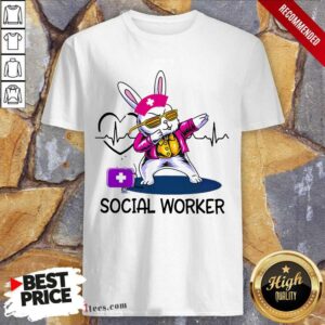 Delighted Bunny Nurse Dab Social Worker Shirt