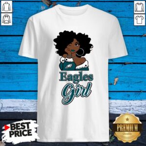 Black Girl Eagles Girl Shirt