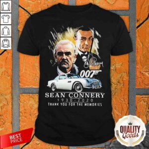 007 Sean Connery 1930 2020 Thank You For The Memories Signature Shirt