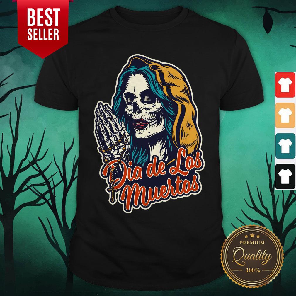 Day Of The Dead Girl Skull Dia De Los Muertos Shirt