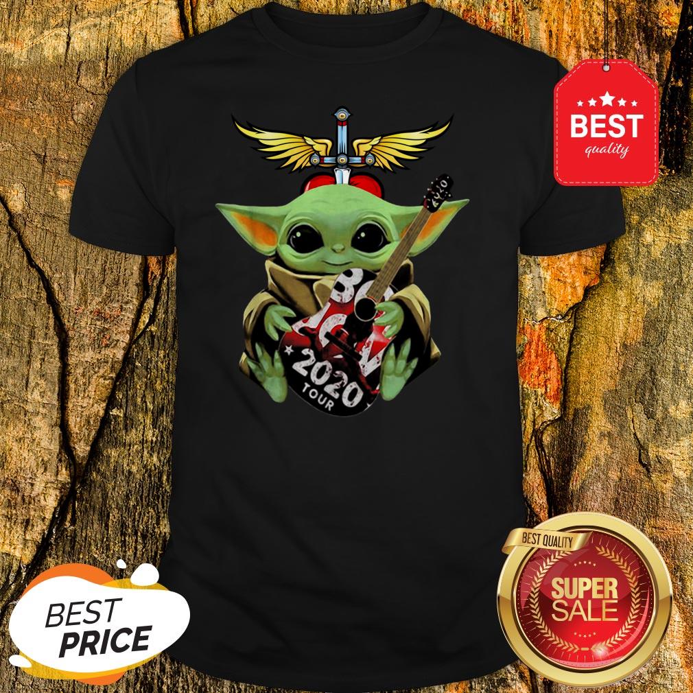 Official Baby Yoda Hug Bon Jovi 2020 Tour Star Wars Shirt
