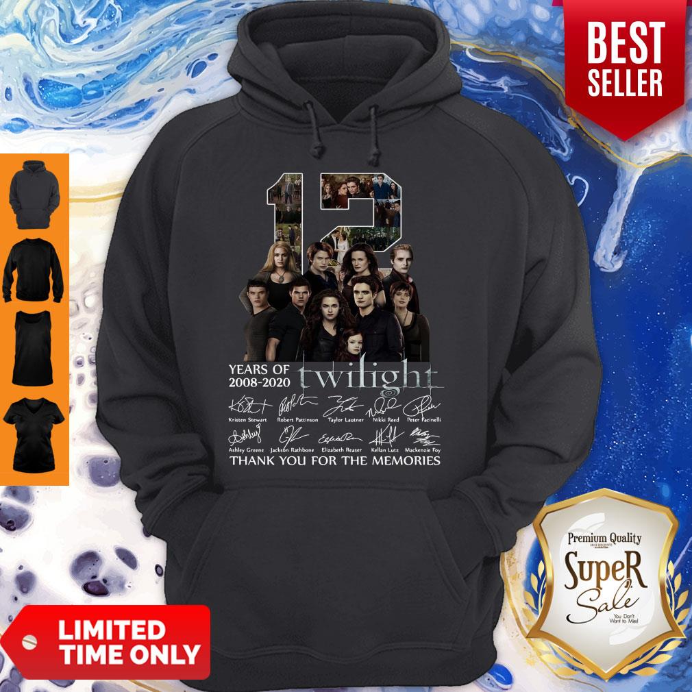12 Years Of 2008 2020 Twilight Thank You For The Memories Signatures Shirt