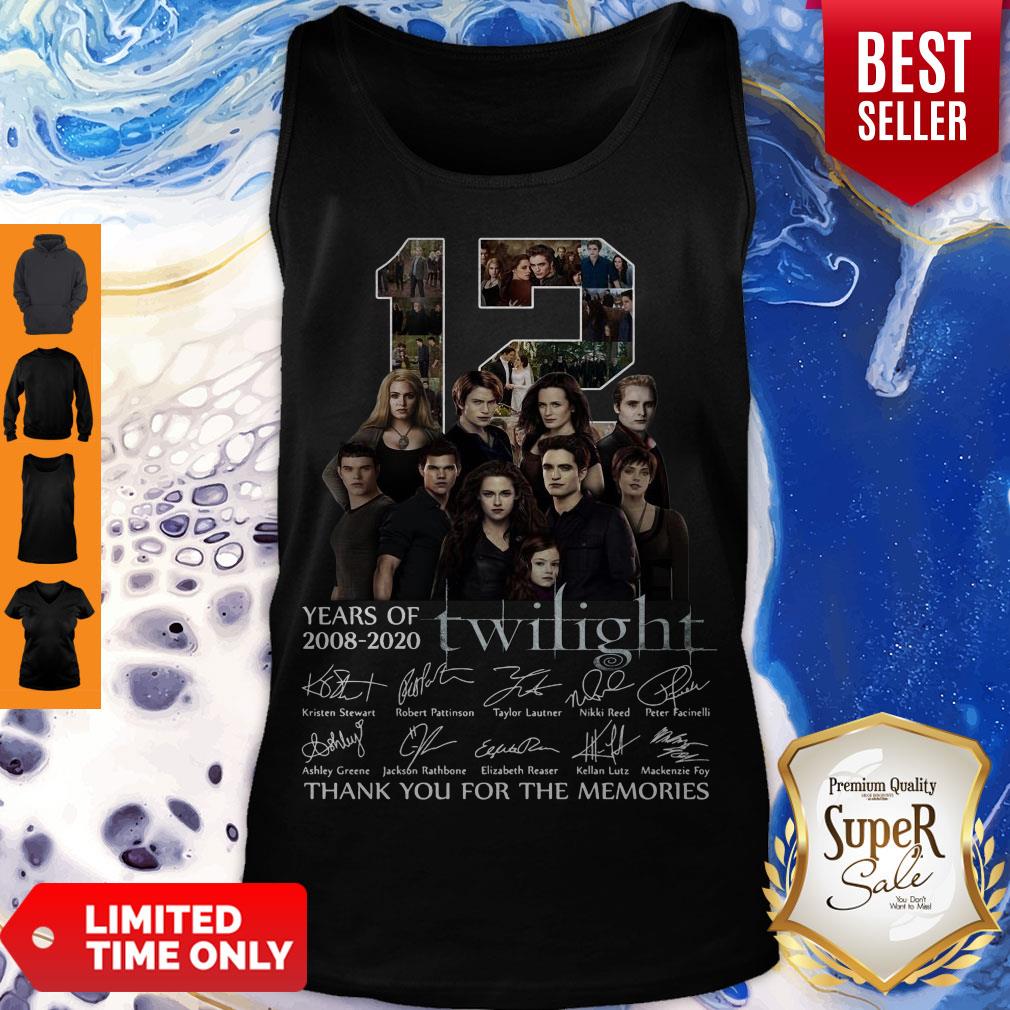 12 Years Of 2008 2020 Twilight Thank You For The Memories Signatures Shirt