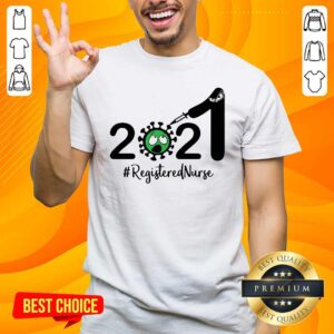 Premium 2021 Coronavirus #Registered Nurse Shirt