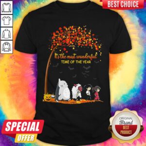 It's The Most Wonderful Time Of The Year Anime Characters Halloween Shirt