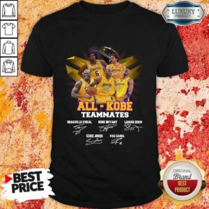 Victimised All Kobe Teammates 2021 Signatures Shirt