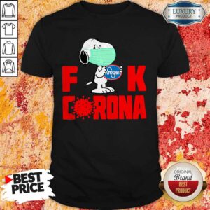 Premium Snoopy Face Mask Hug Kroger Fuck Coronavirus Shirt