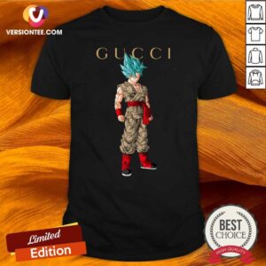 Pretty Goku Dragon Ball Super Gucci Shirt