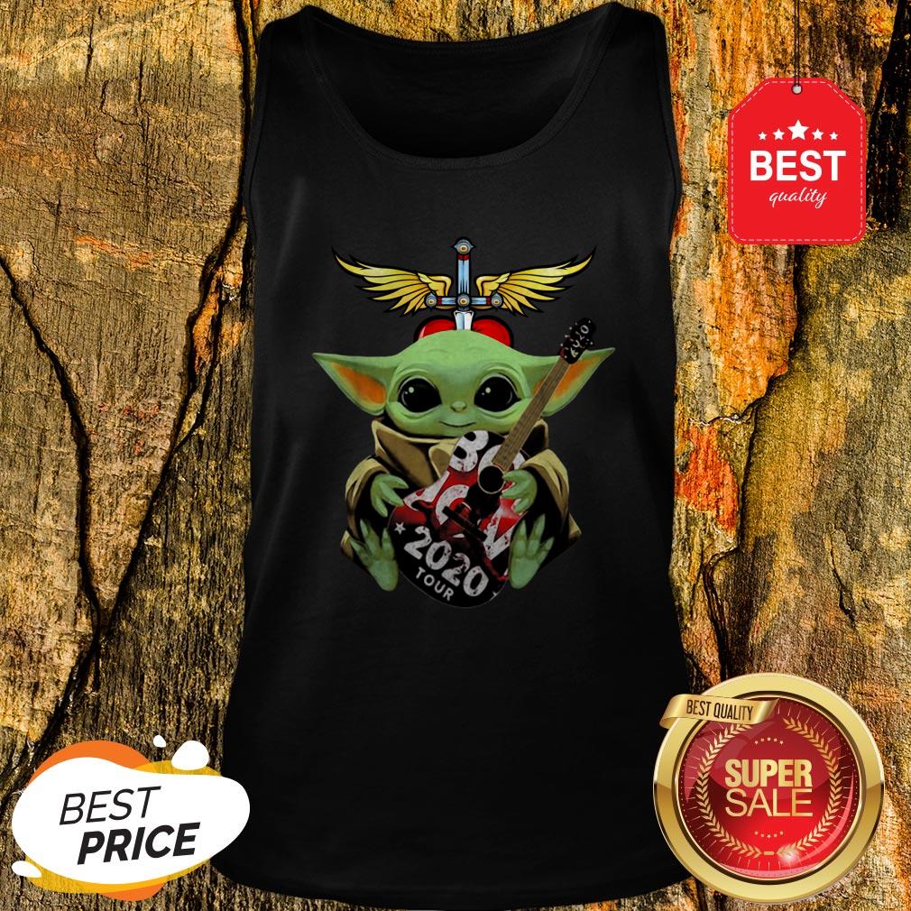 Official Baby Yoda Hug Bon Jovi 2020 Tour Star Wars Shirt
