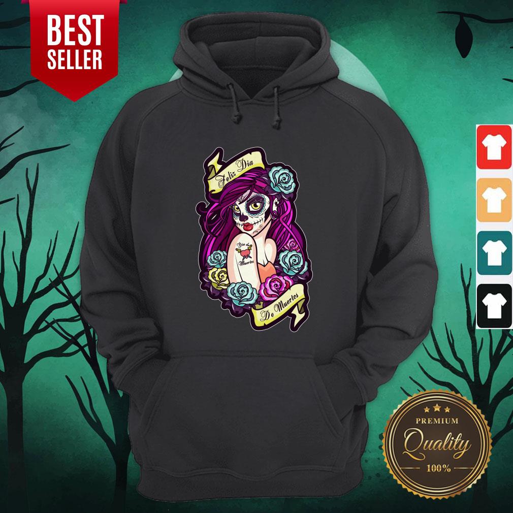 Feliz Dia De Muertos Pin-up Girl Shirt