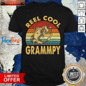 Original Fishing Reel Cool Grandpa Vintage Shirt