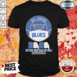 St Louis Blues Mask 2020 The Year When Shit Got Real Quarantine Shirt
