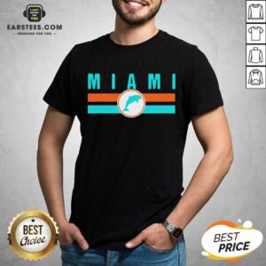 Funny MIA Miami Local Standard MIA Retro Dolphin Miami FL Shirt