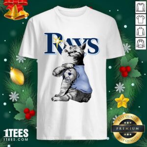 Good Tattoo Cat I Love Tampa Bay Rays Shirt