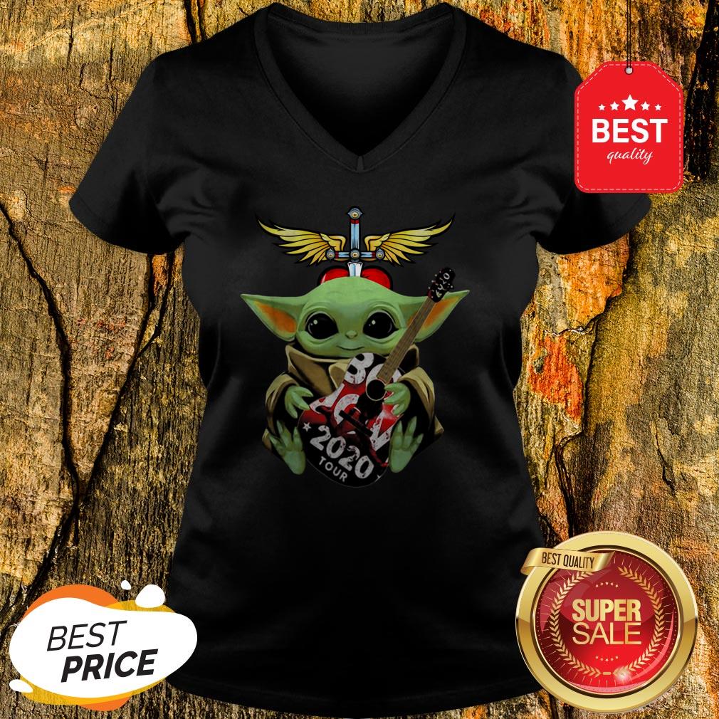 Official Baby Yoda Hug Bon Jovi 2020 Tour Star Wars Shirt
