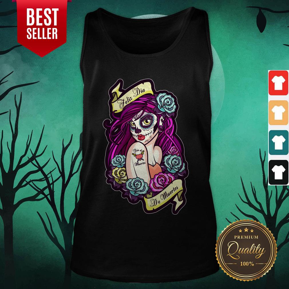 Feliz Dia De Muertos Pin-up Girl Shirt