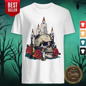 Day Of The Dead With Roses Vintage Skull Shirt