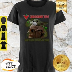 Baby Yoda Canadian Tire Survived Covid-19 2020 Shirt