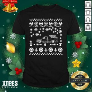 New Tow Truck Ugly Merry Christmas Shirt