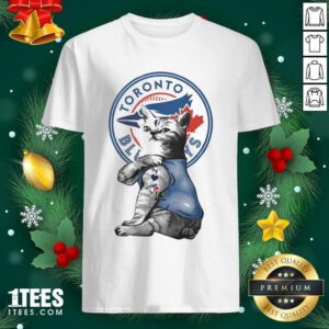 Happy Tattoo Cat I love Toronto Blue Rays shirt