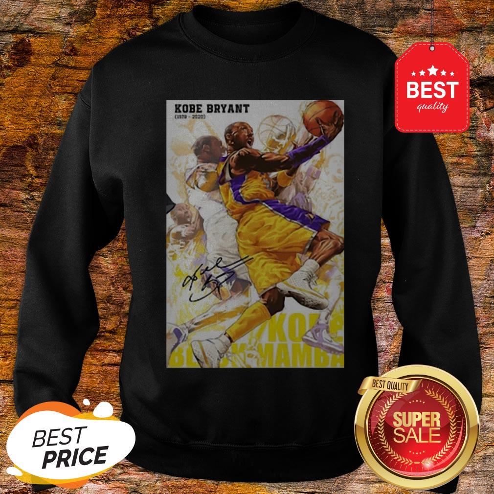 RIP Kobe Bryant 1978 2020 Signature Kobe Black Mamba Out Poster Shirt