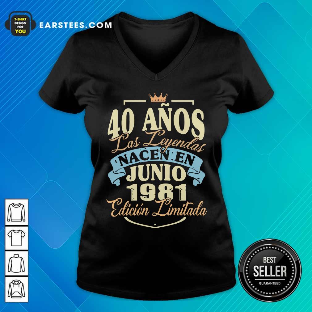40 Anos Las Leyendas Junio 1981 Shirt
