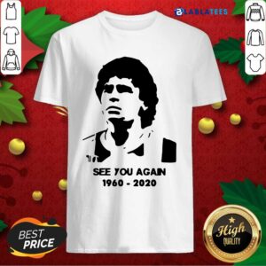 Great Diego Maradona See You Again 1960 2020 Shirt