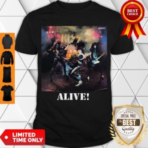 Top Kiss Band Alive Worldwide Shirt