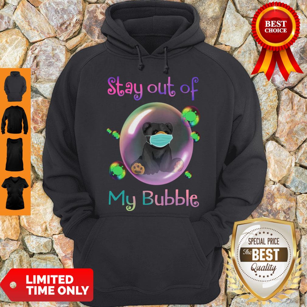 Funny Bear Face Mask Stay Out Of My Bubble Shirt